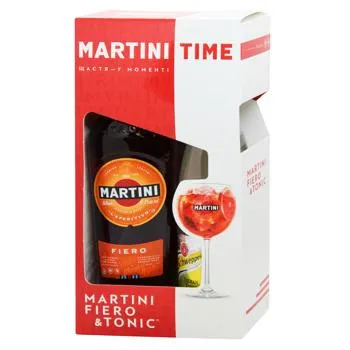 Набір: вермут Martini Fiero Червоний апельсин 14,9% 0,75л + тонік Schweppes 1л - Фото 4