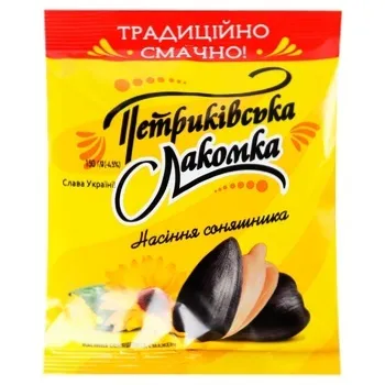 Насіння соняшника Петриківська Лакомка смажене 140г - Photo 3