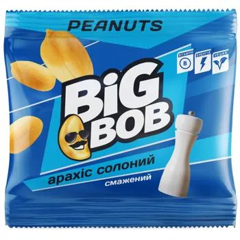 Арахіс Big Bob смажений солоний 30г - Photo 1