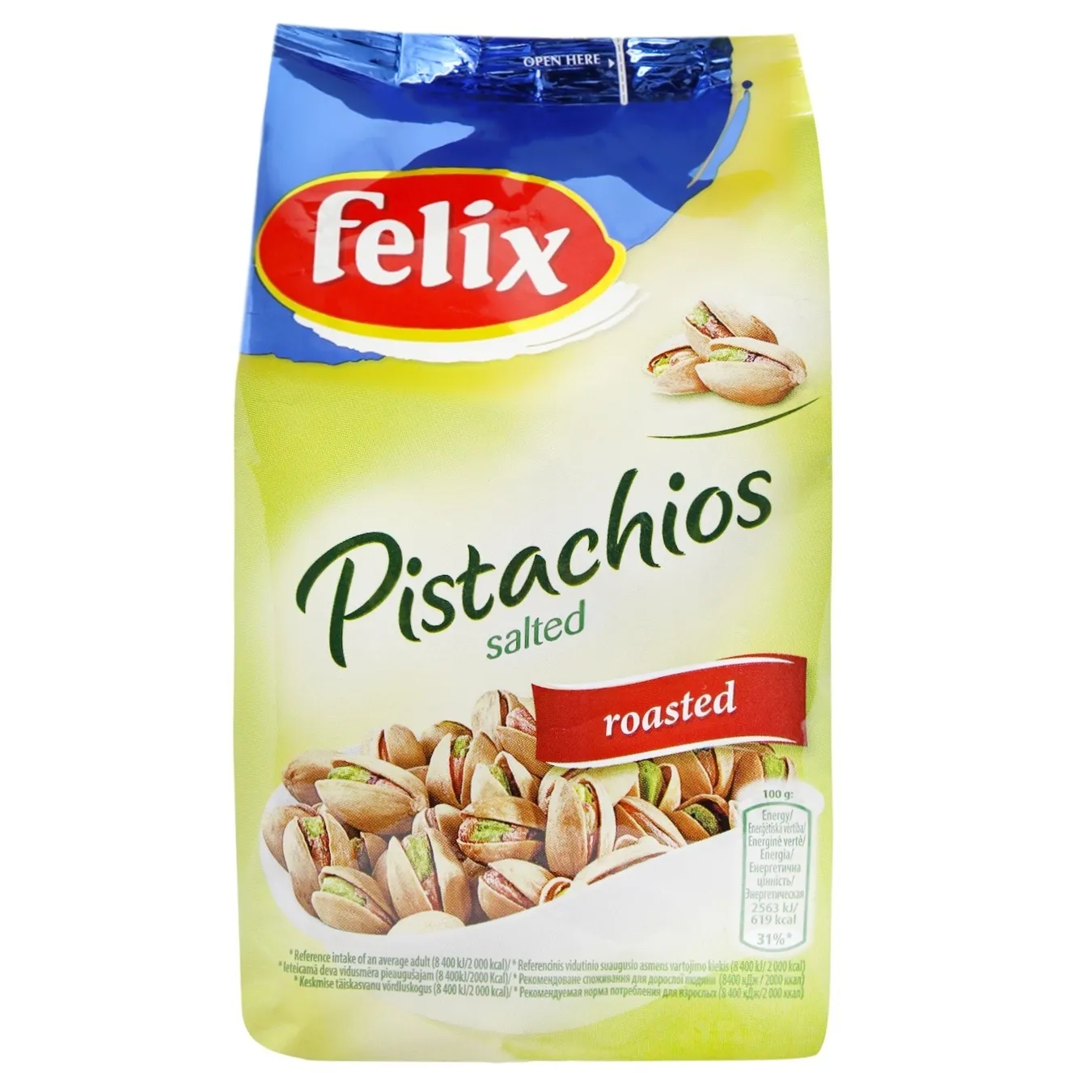 Фісташки Felix смажені солоні 200г - Фото 1