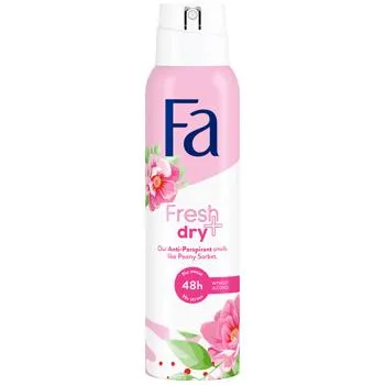 Антиперспірант аерозольний Fa Fresh&Dry сорбет півонії 150мл - Фото 3