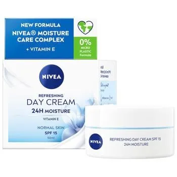 Крем для обличчя Nivea Освіжаючий spf15 50мл - Фото 4