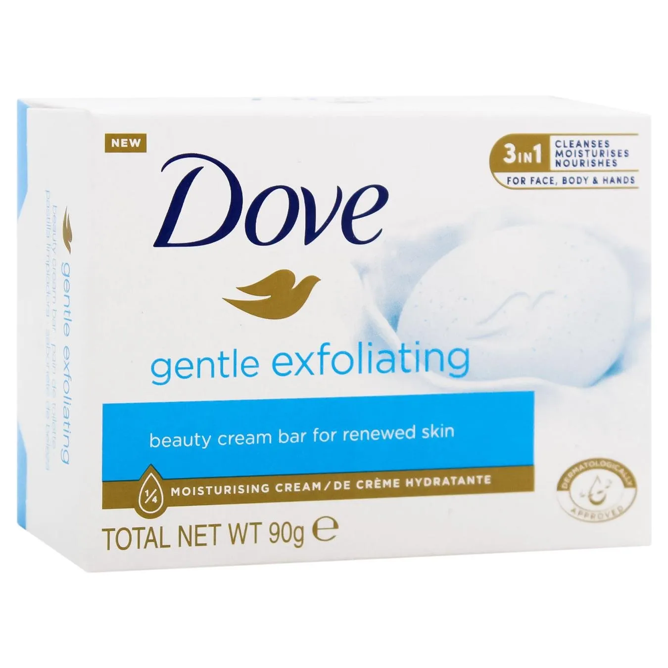 Крем-мило тверде Dove Gentle exfoliating 90г - Фото 4