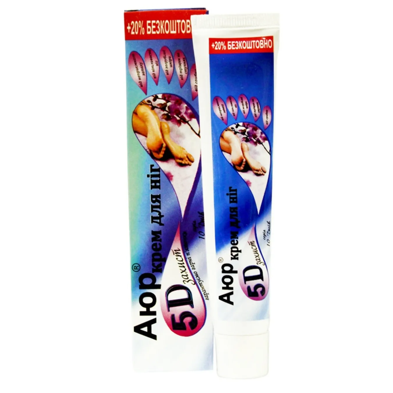 Крем для ніг 5D захист Triuga БороАюр 25г - Фото 1