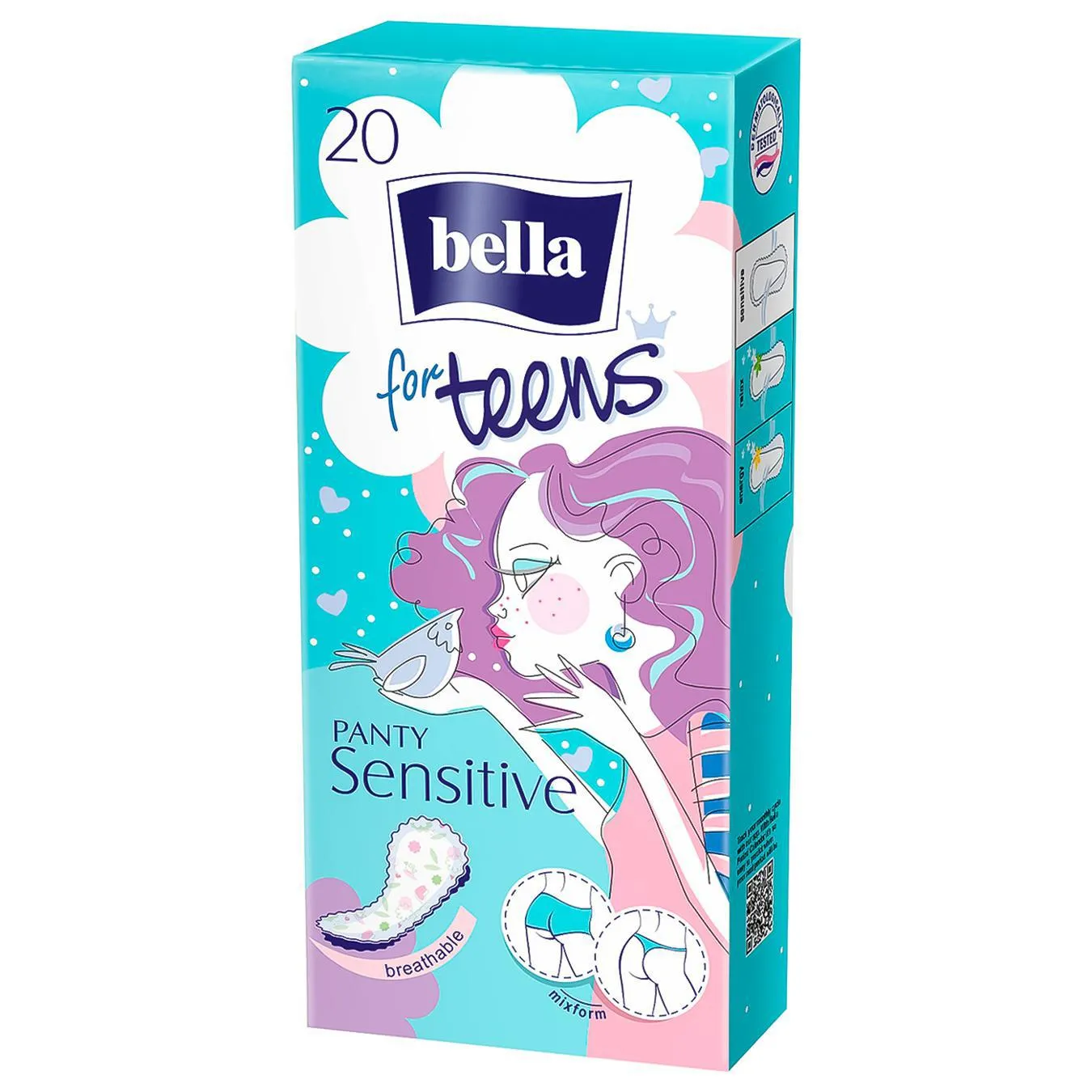 Прокладки щоденні Bella For Teens Sensitive 20шт - Фото 4