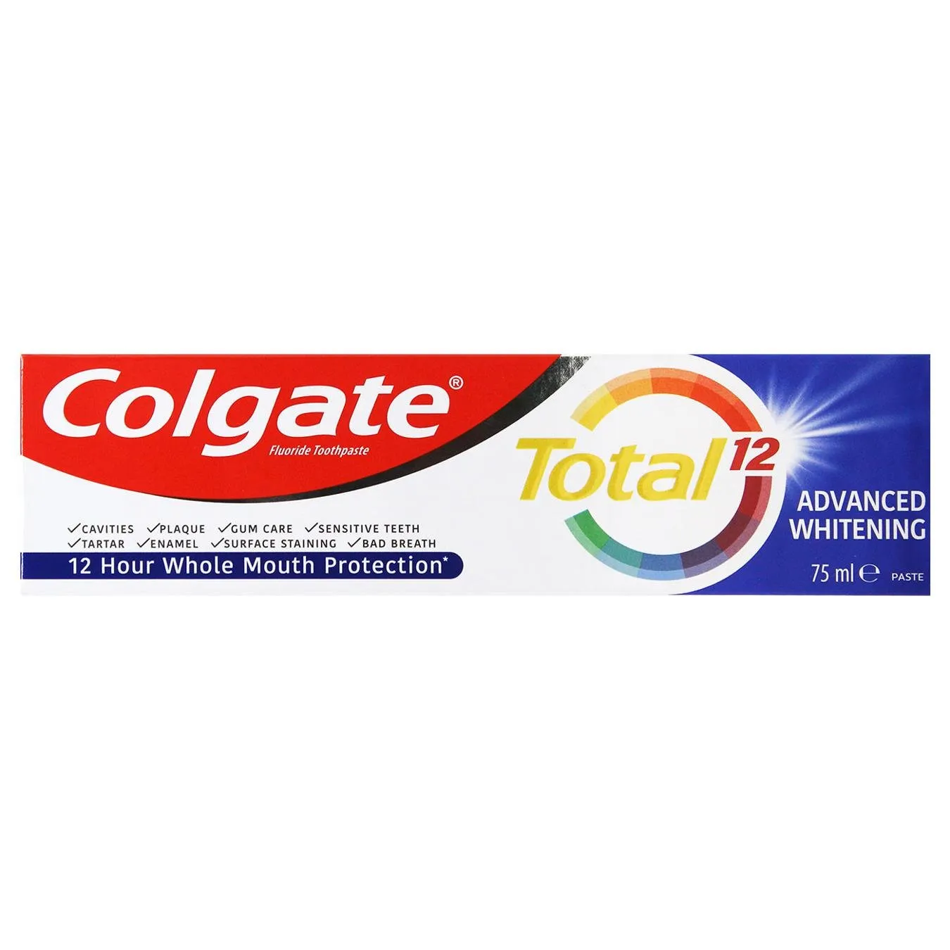 Зубна паста Colgate Total 12 Advanced Whitening 75мл - Фото 6