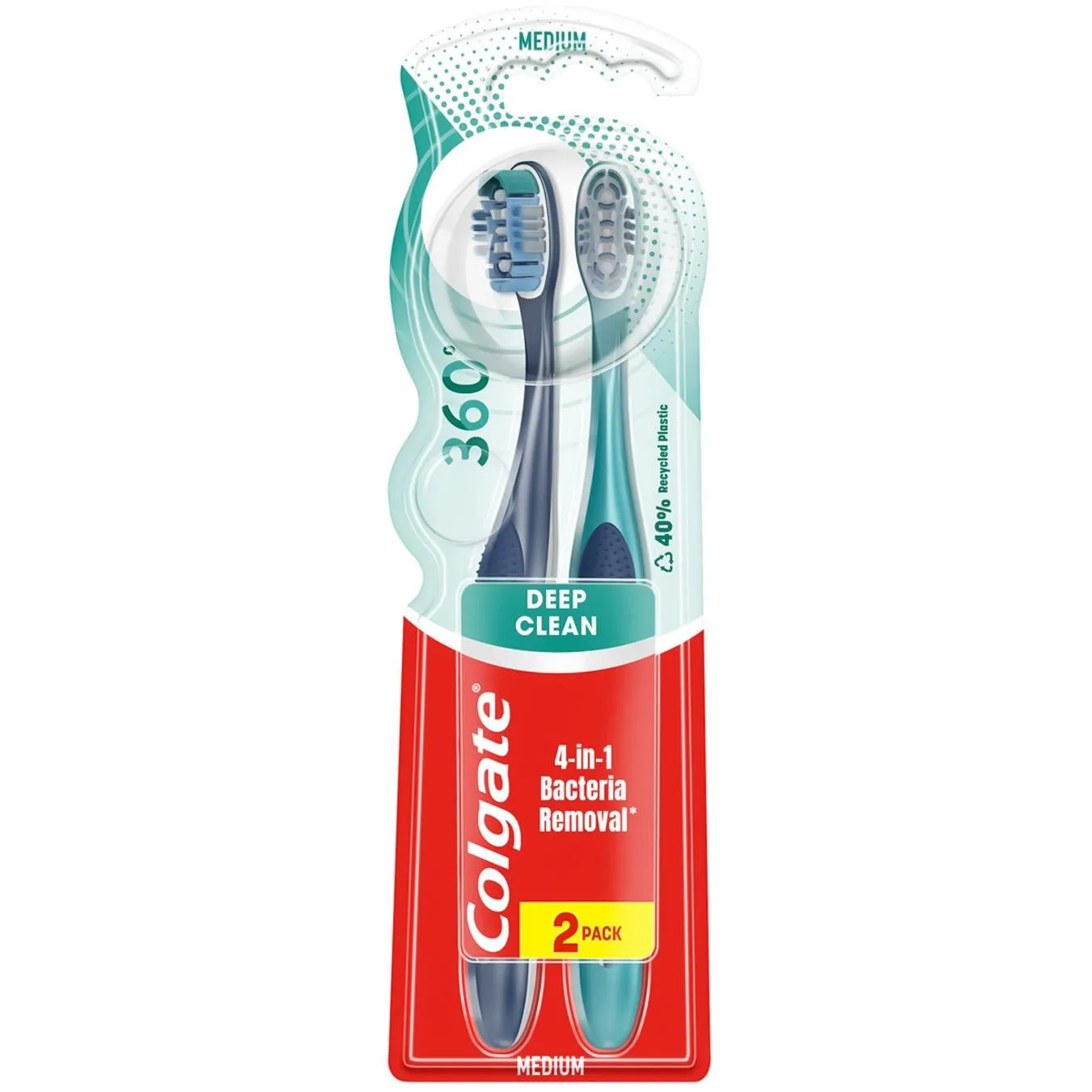 Зубна щітка Colgate 360 Суперчистота 2шт - Фото 6