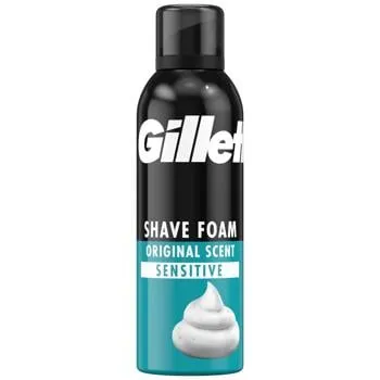 Піна для гоління Gillette Classic Sensitive 200мл - Фото 6