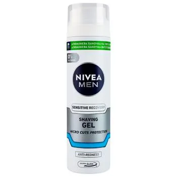 Гель для гоління Nivea Men Відновлюючий для чутливої шкіри 200мл - Фото 4
