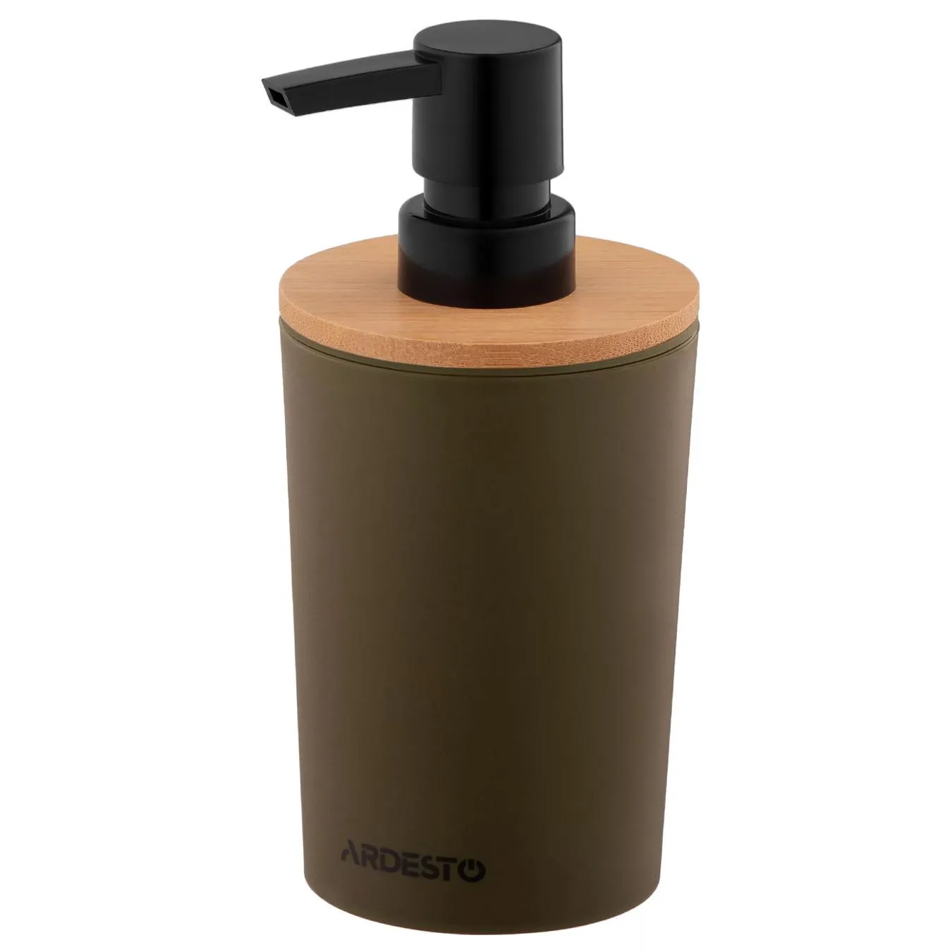 Диспенсер для мила Ardesto Minimalism темно-зелений 380мл - Фото 1