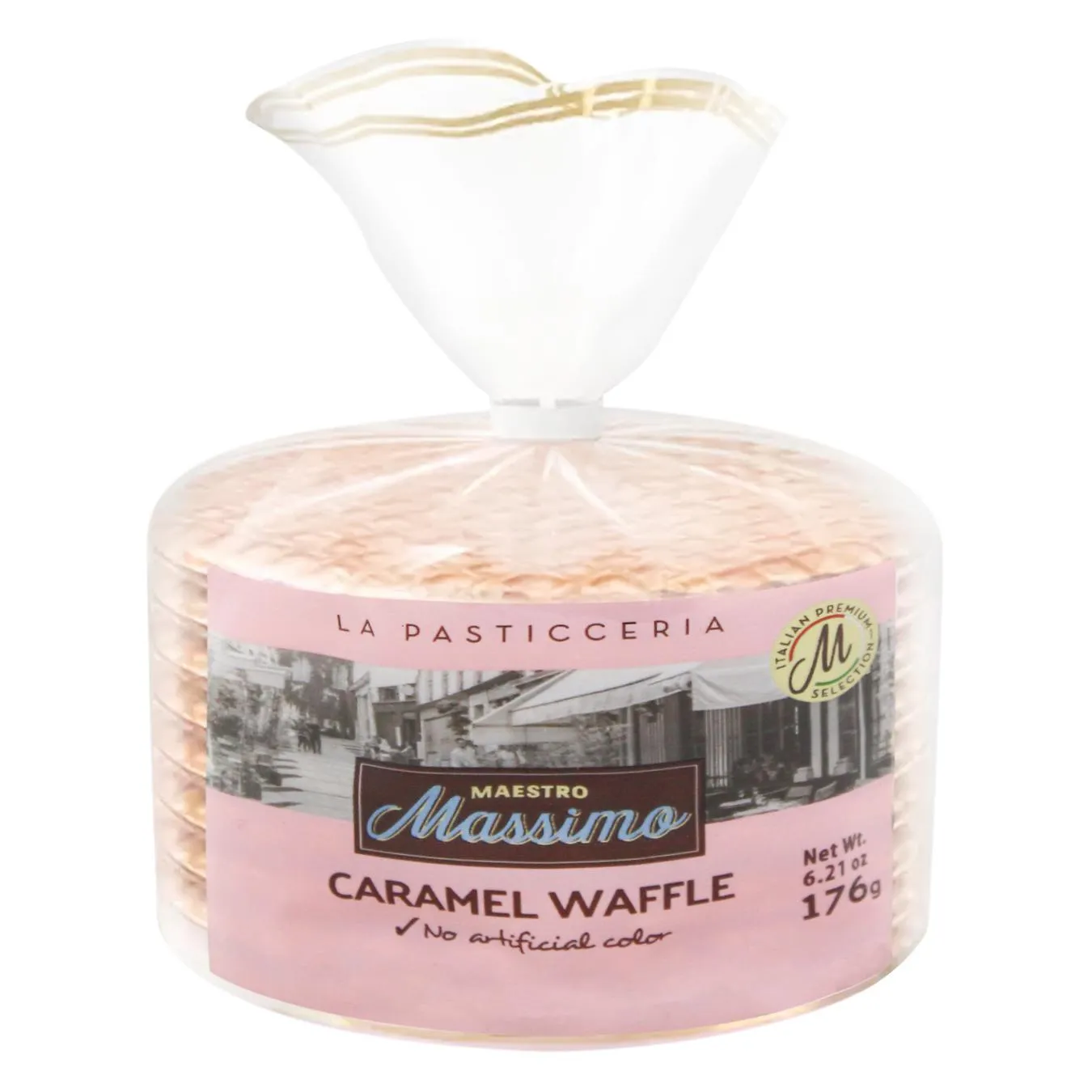 Вафлі Maestro Massimo з карамеллю 176г - Фото 1