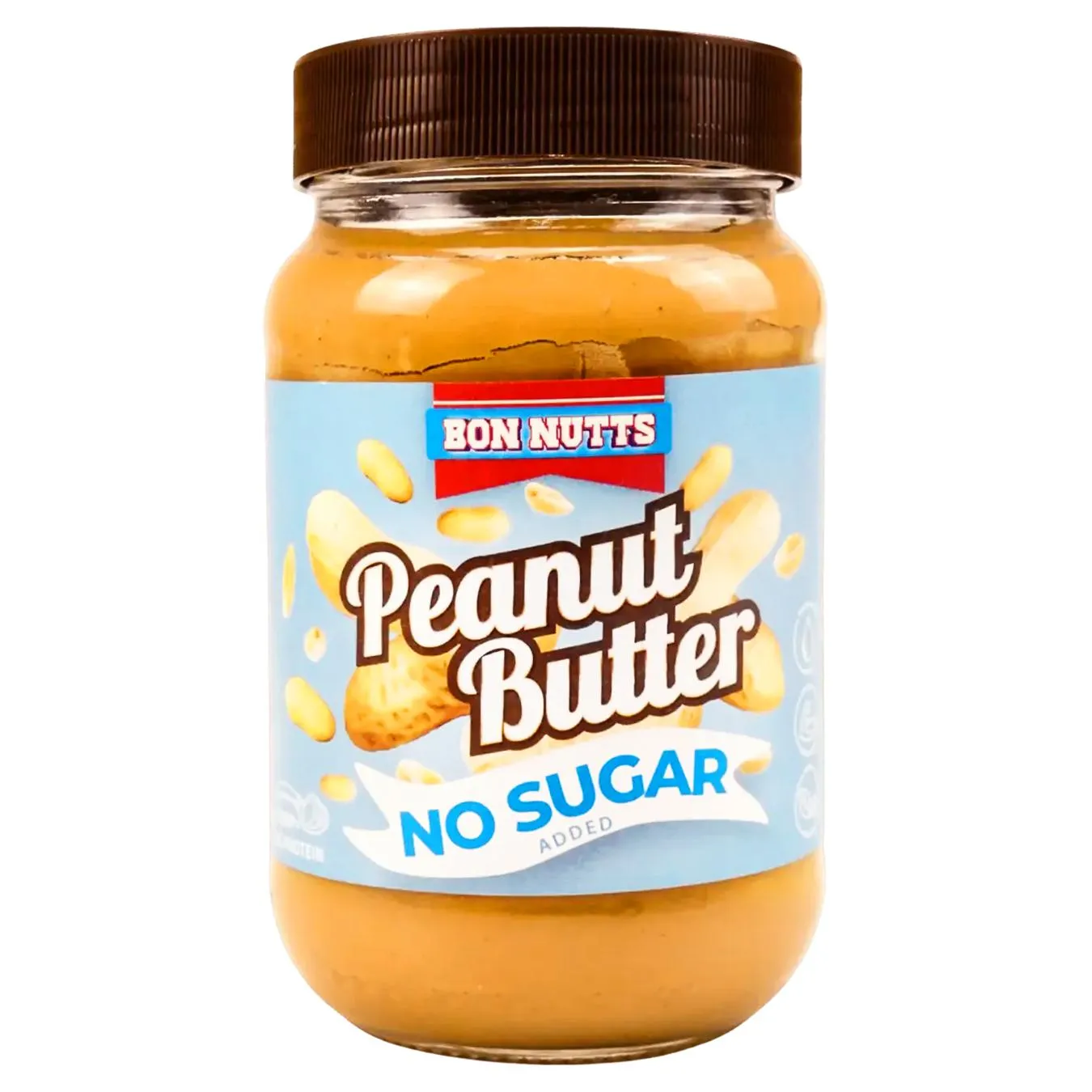 Паста арахісова Bon Nutts без цукру 340г - Фото 3