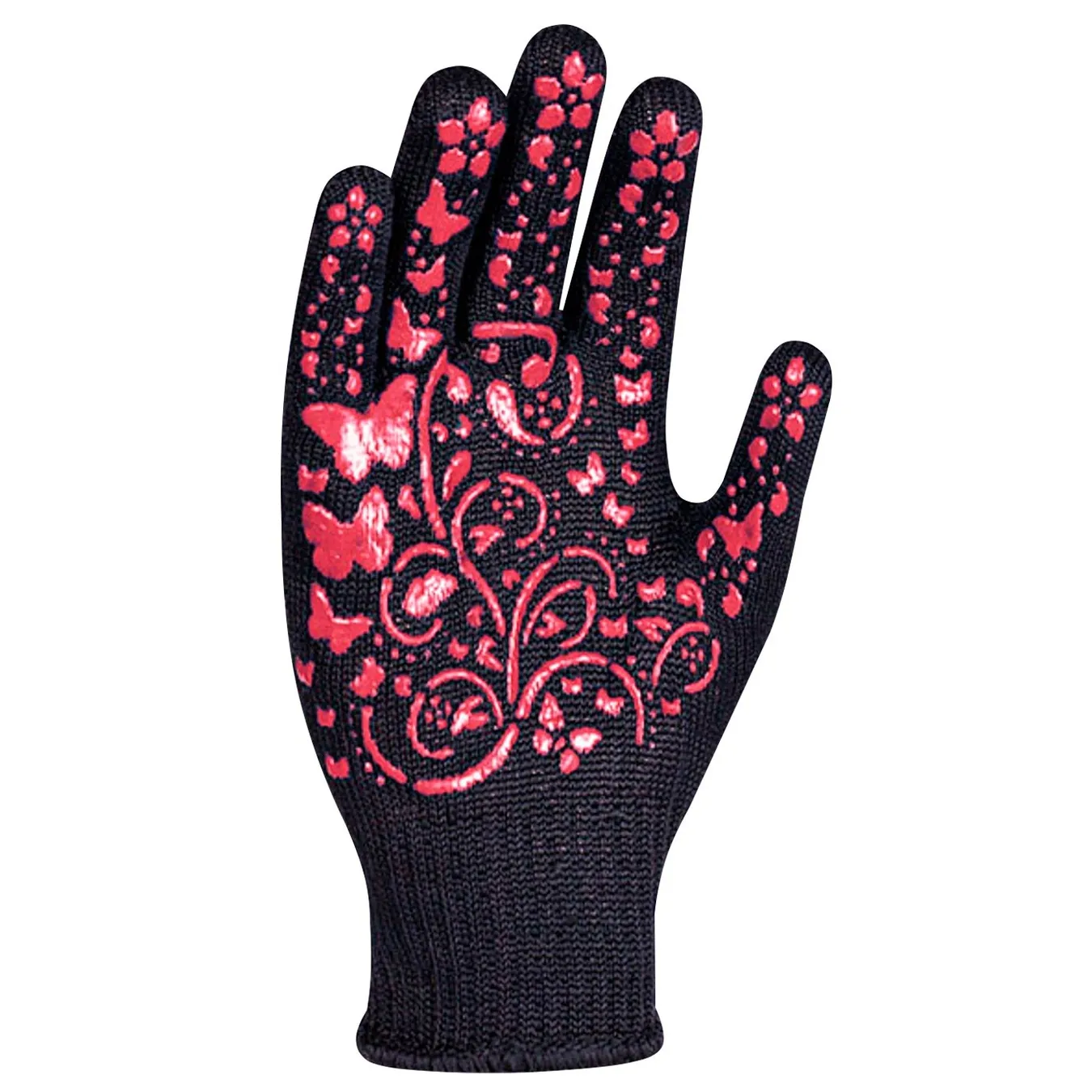 Рукавички Doloni ПВХ Метелик чорні робочі - Фото 1