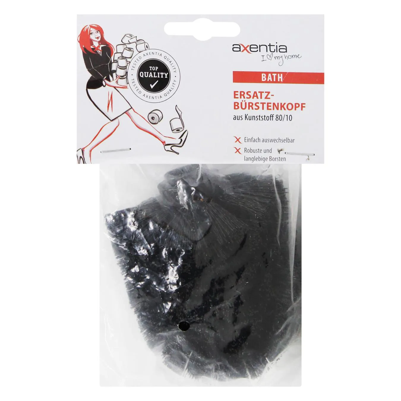 Щітка для йоржика Axentia 80мм - Фото 1