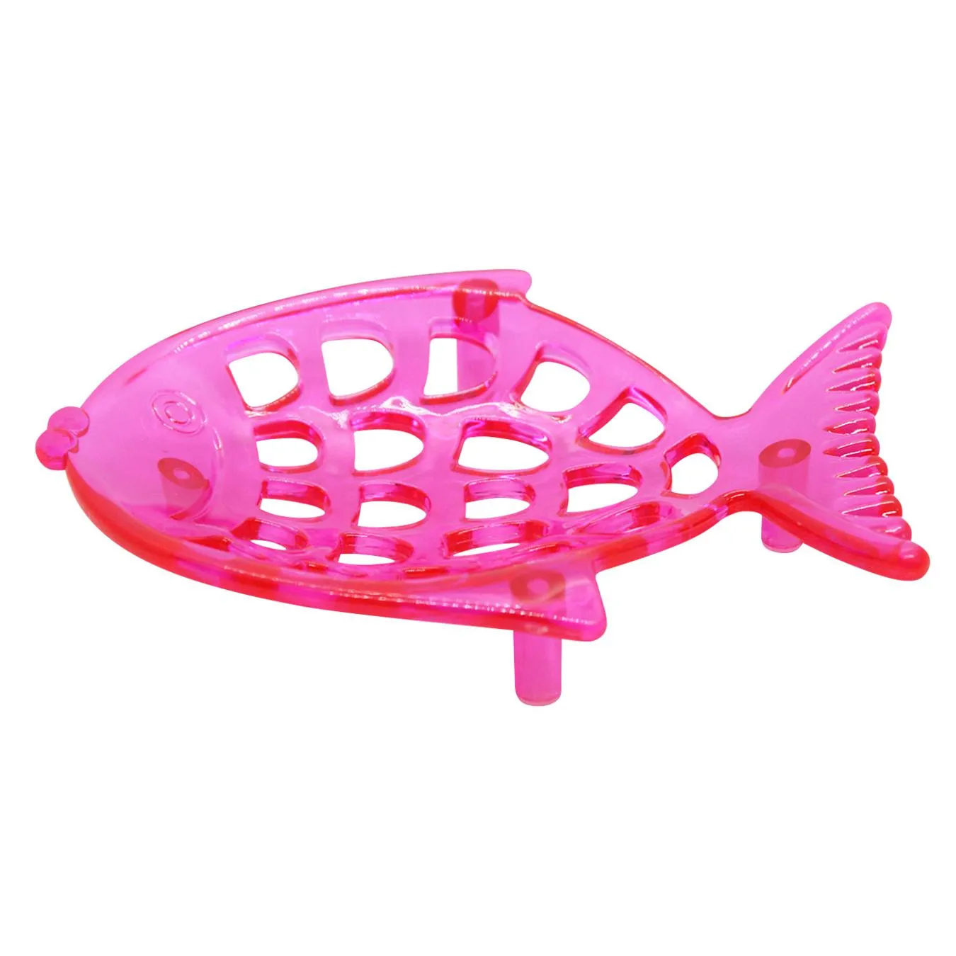 Мильниця Axentia Рибка пластикова рожева 12x2x9см - Фото 1