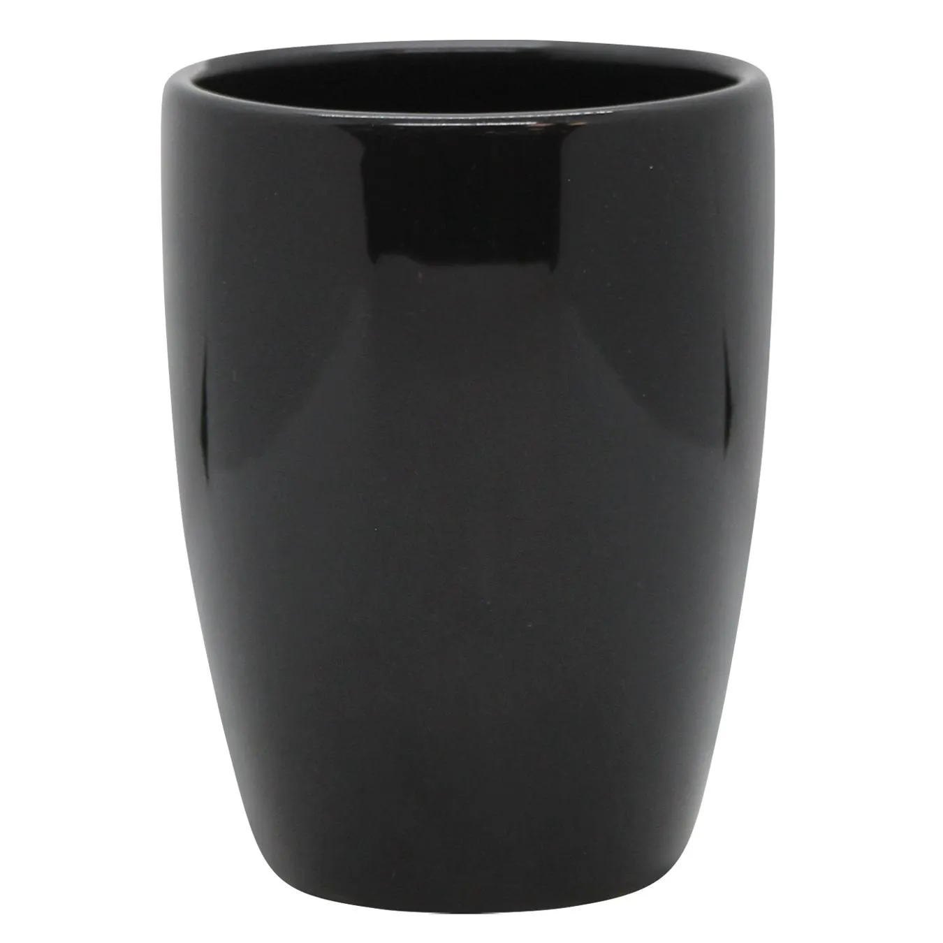 Стакан Axentia Pisa для зубних щіток чорний доломіт - Фото 1