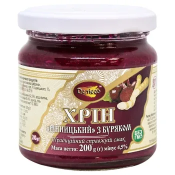 Хрін Деліссо Вінницький з буряком 200г - Photo 1
