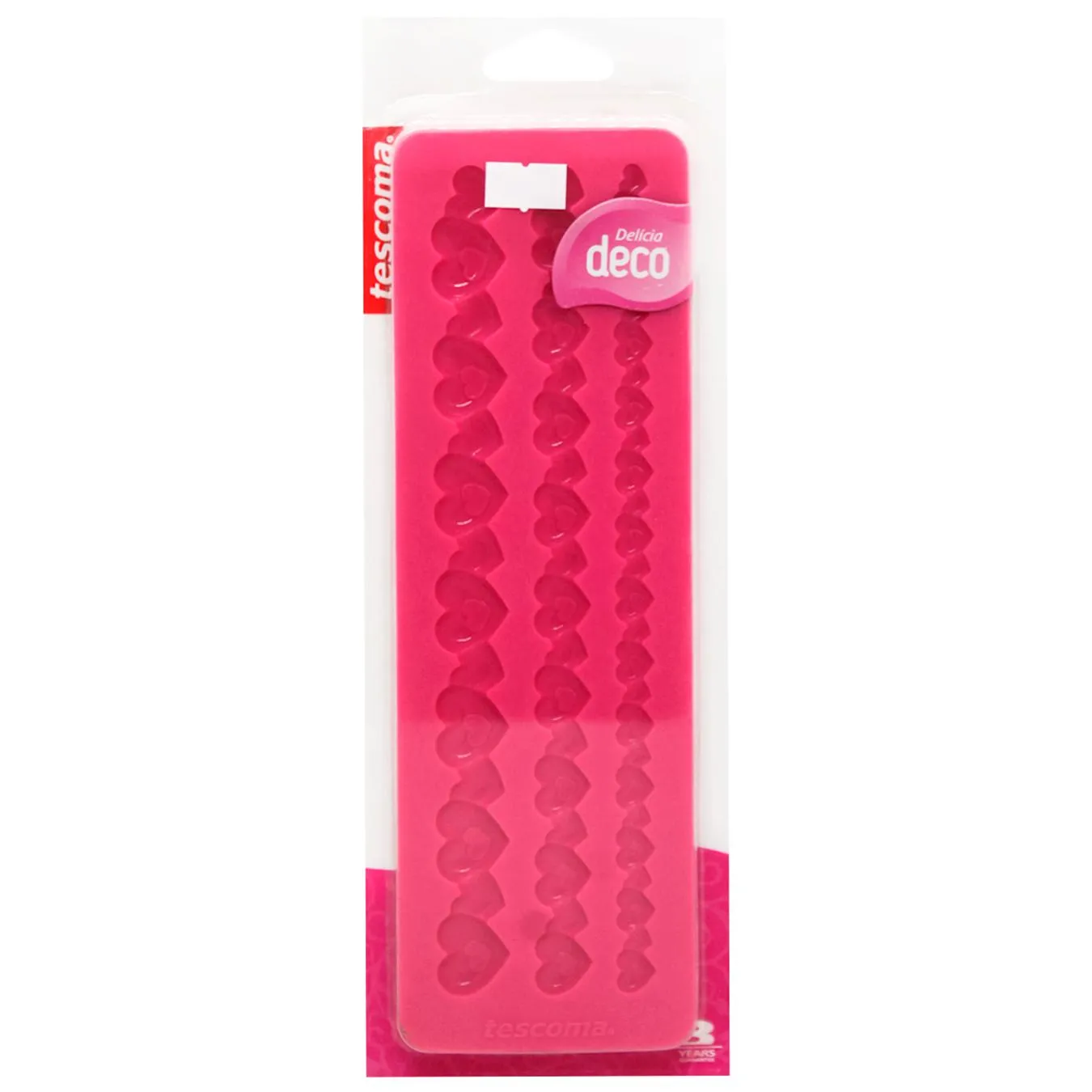 Формочки Tescoma силіконові бордюр з сердечками - Фото 1