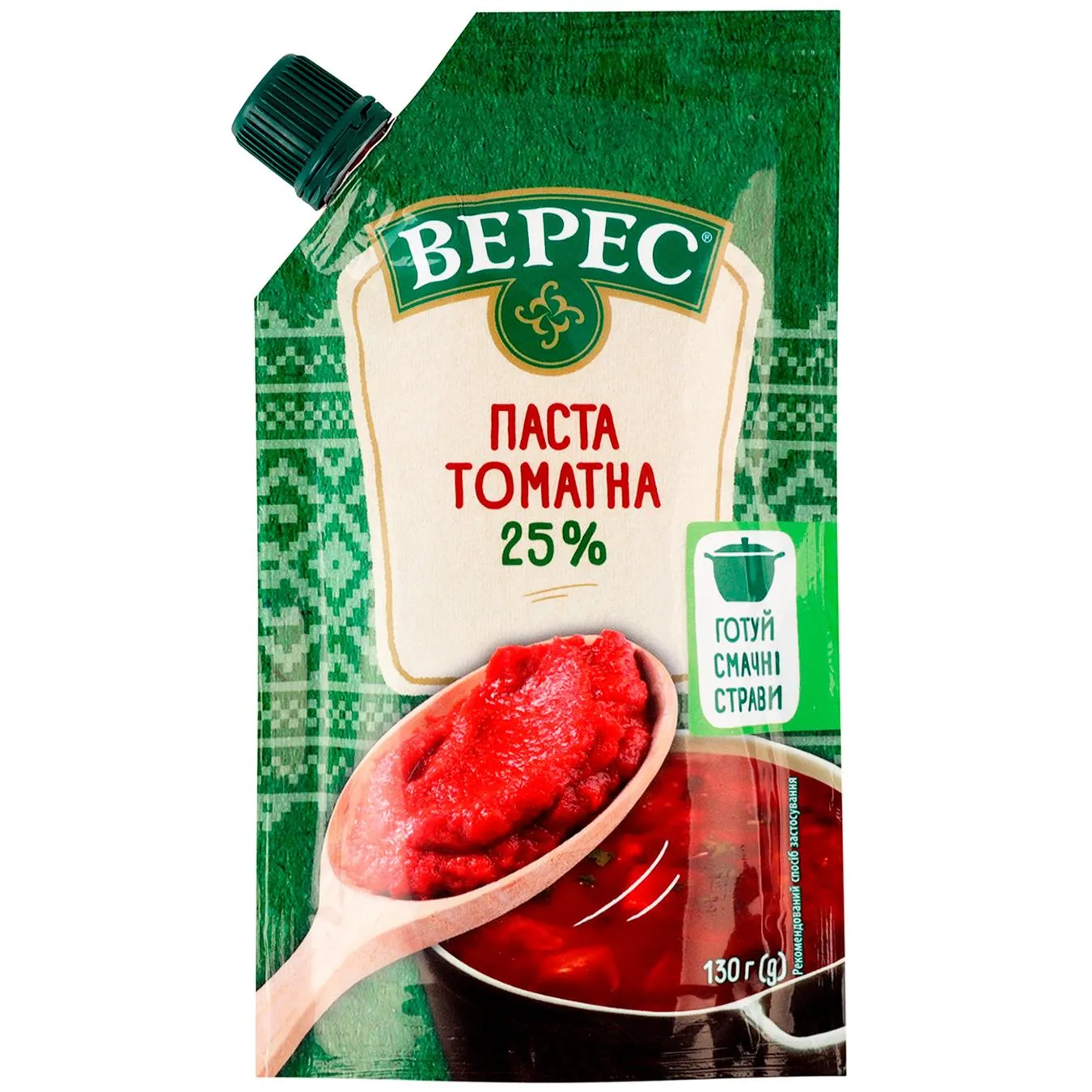 Паста томатна Верес 25% 130г - Фото 1