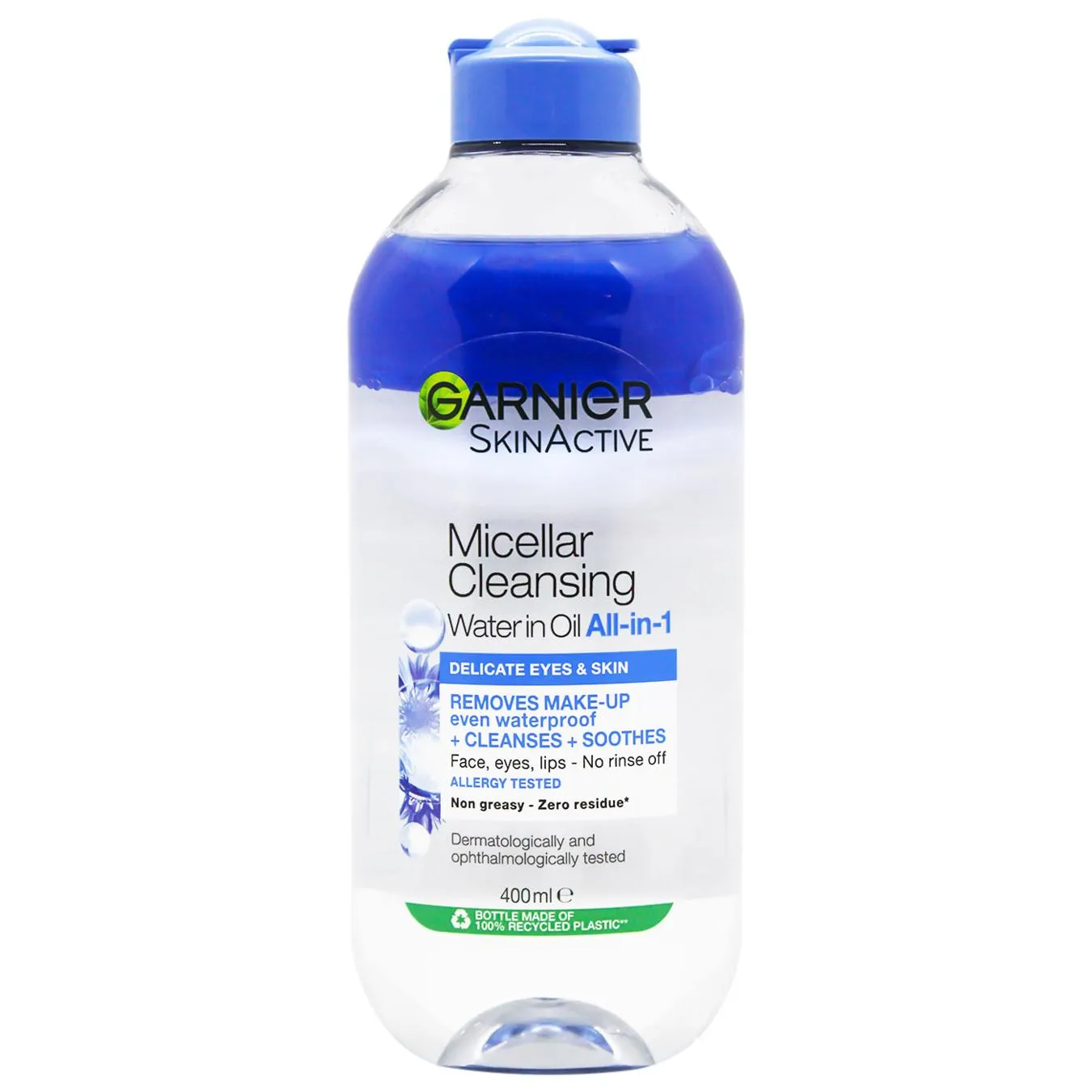 Міцелярна вода Garnier Skin Active двофазна 400мл - Фото 1