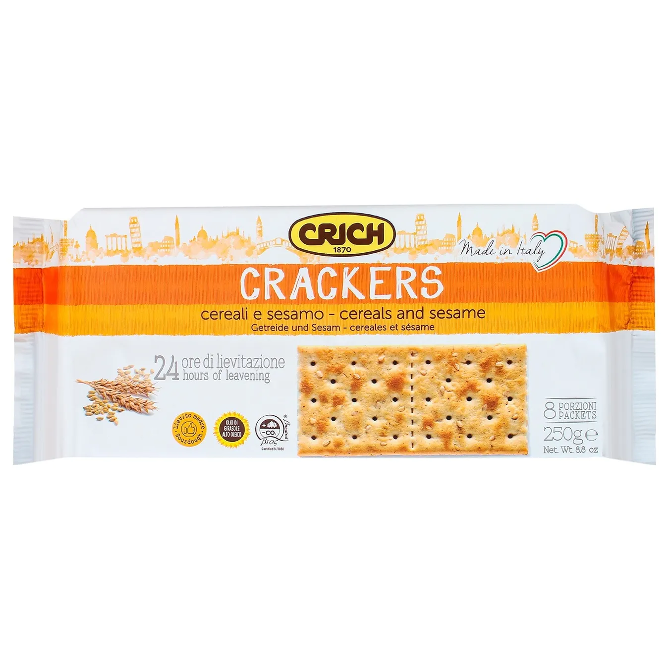 Крекер Crich зі злаками та кунжутом 250г - Фото 3