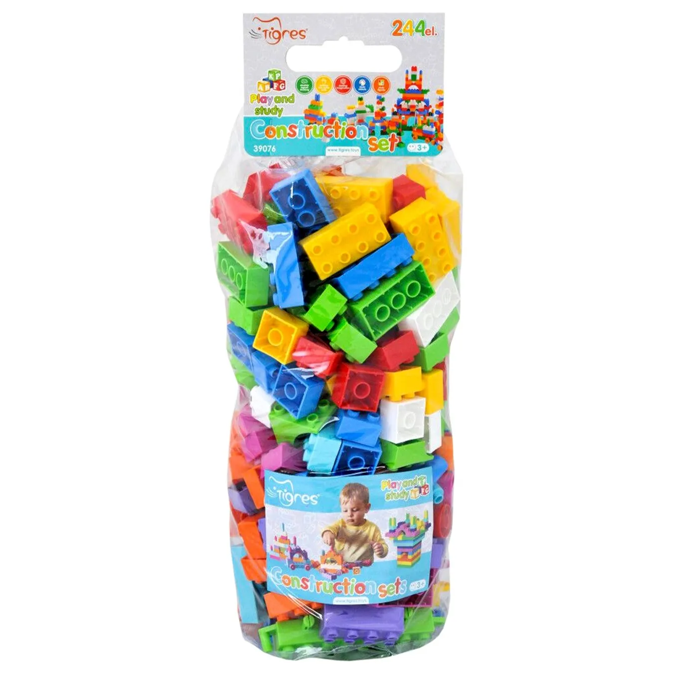 Конструктор Tigres 244 елементи - Фото 1