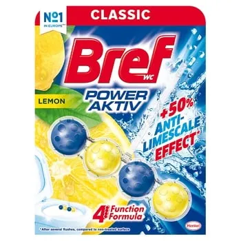 Блок для унітазу Bref Power Activ Лимон 51г - Photo 6