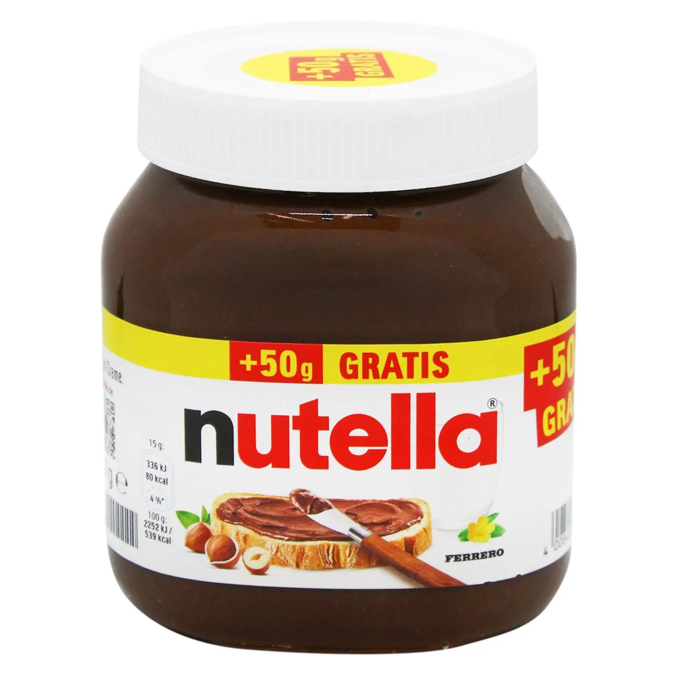 Паста горіхова з какао NUTELLA® 500г - Фото 1