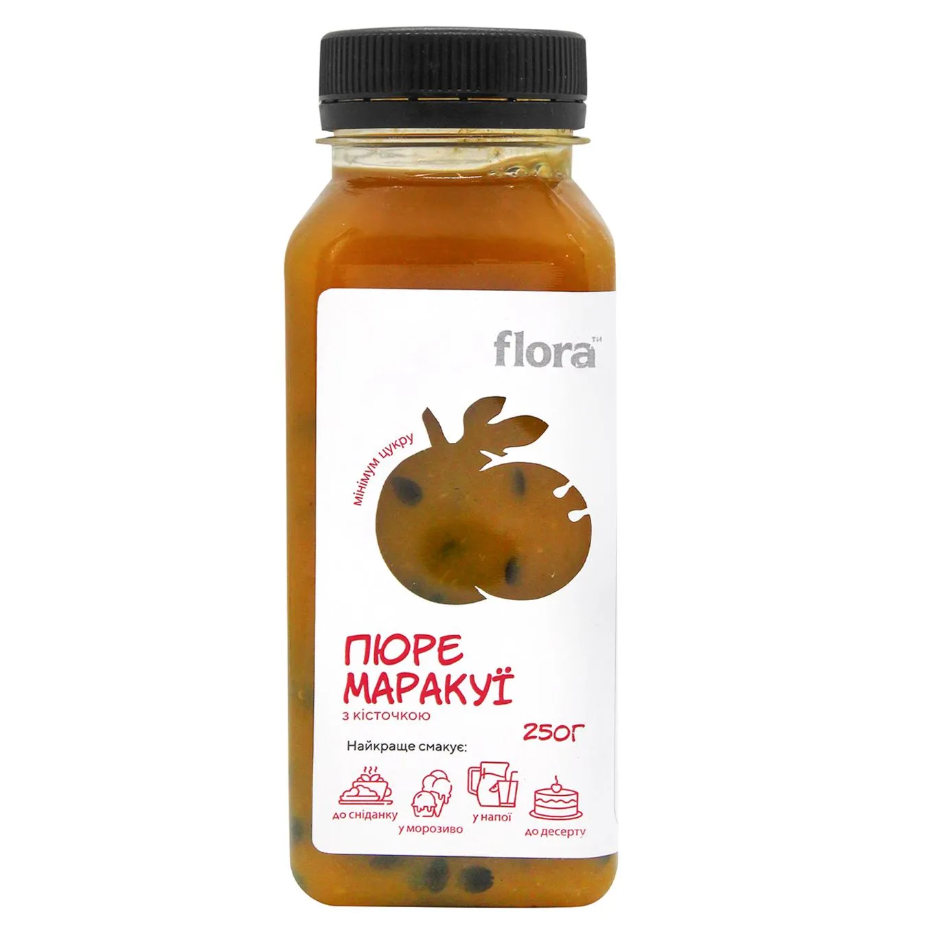 Пюре Flora Маракуя 250мл - Фото 1