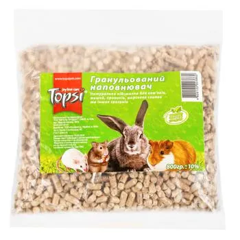 Наповнювач гігієнічний Topsi для гризунів гранульований 800г - Photo 1