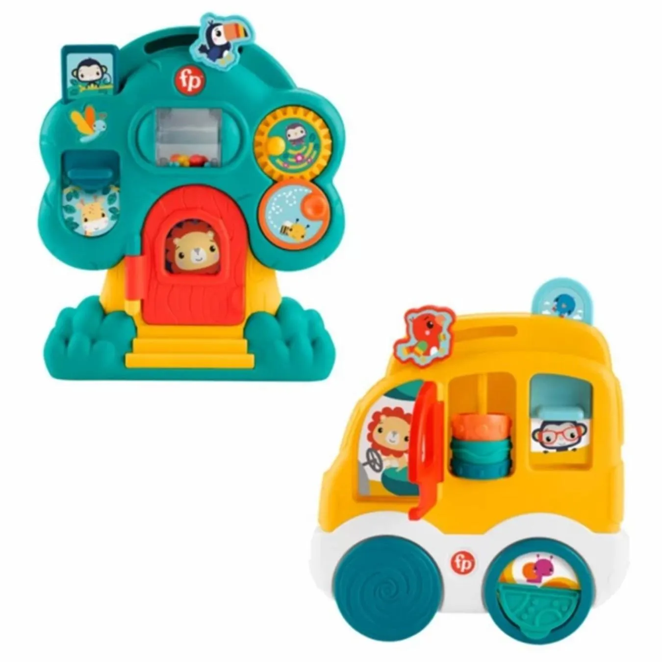 Дошка інтерактивна Веселі тваринки Fisher-Price - Фото 1