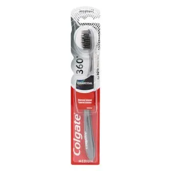 Зубна щітка Colgate 360 Деревне вугілля - Фото 1