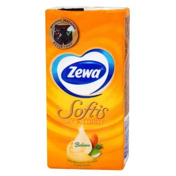 Хустинки носові Zewa Softis 9шт - Photo 1