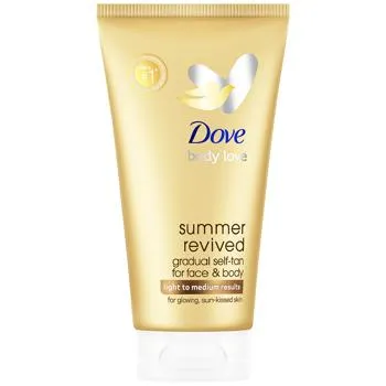 Крем-лосьйон автозасмага для обличчя і тіла Dove Summer Revived від світлого до середнього 75мл - Photo 1