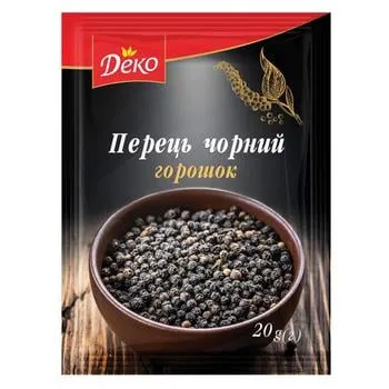 Перець чорний Деко горошок 20г - Фото 1