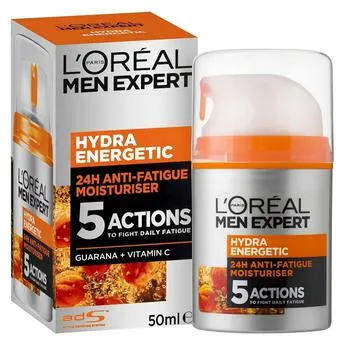 Крем для обличчя L'Oréal Paris Men Expert Гідра енергетик зволожуючий 50мл - Фото 1