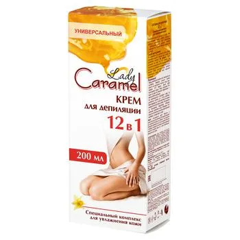 Крем для депіляції Lady Caramel 12в1 200мл - Фото 1
