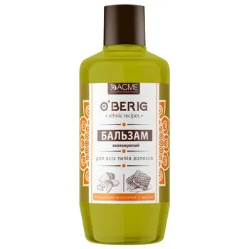 Крем-бальзам O'Berig Мигдально-молочний з медом зволожуючий 500мл - Фото 1