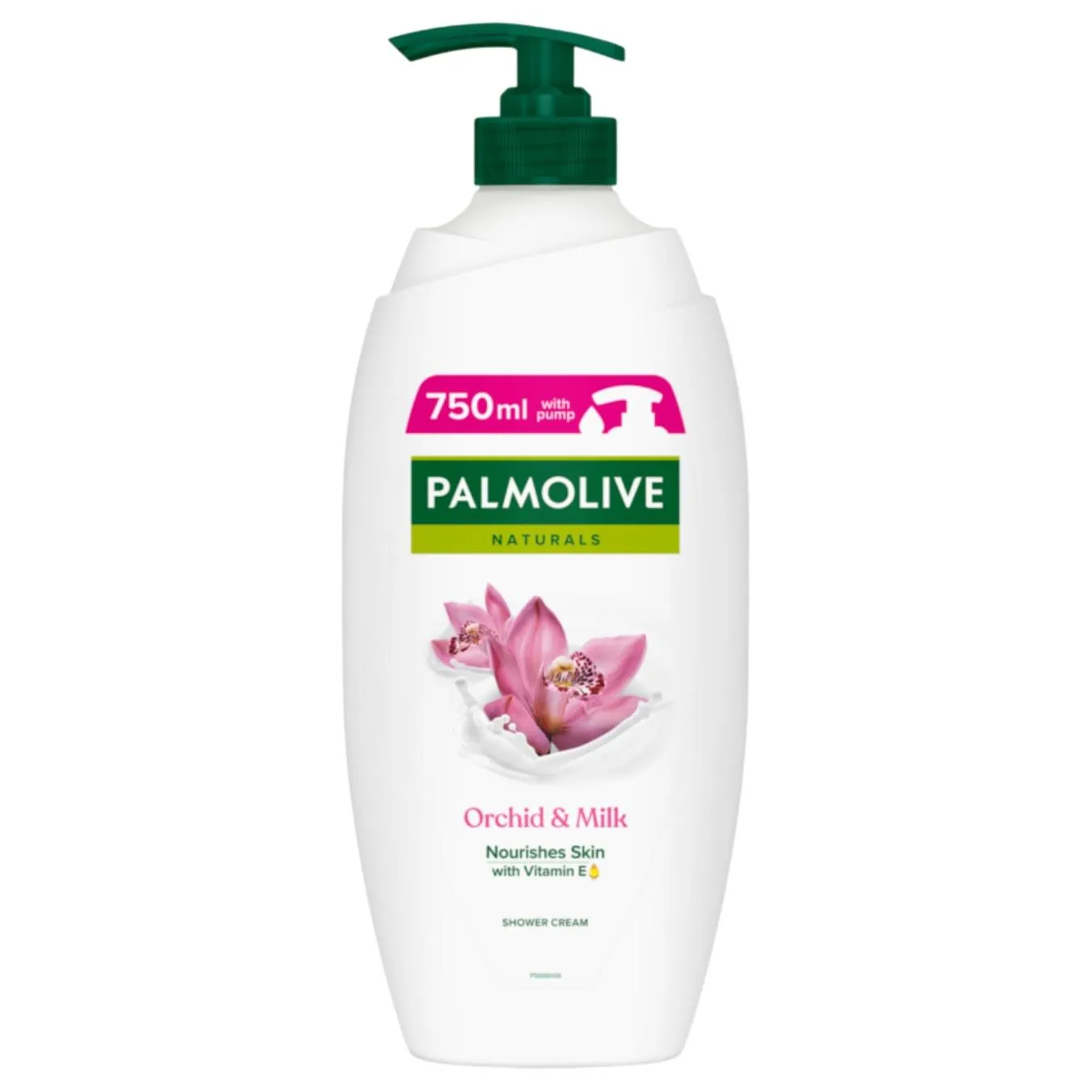 Гель-крем для душу Palmolive Натурель Розкішна м'якість Чорна орхідея і зволожуюче молочко 750мл - Фото 1