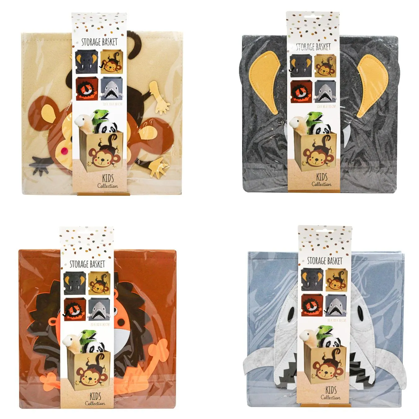 Кошик для зберігання Koopman 30*30*30см в асортименті - Фото 1