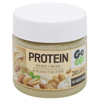 Паста арахісова Go On Protein з білим кремом 180г - Photo 1