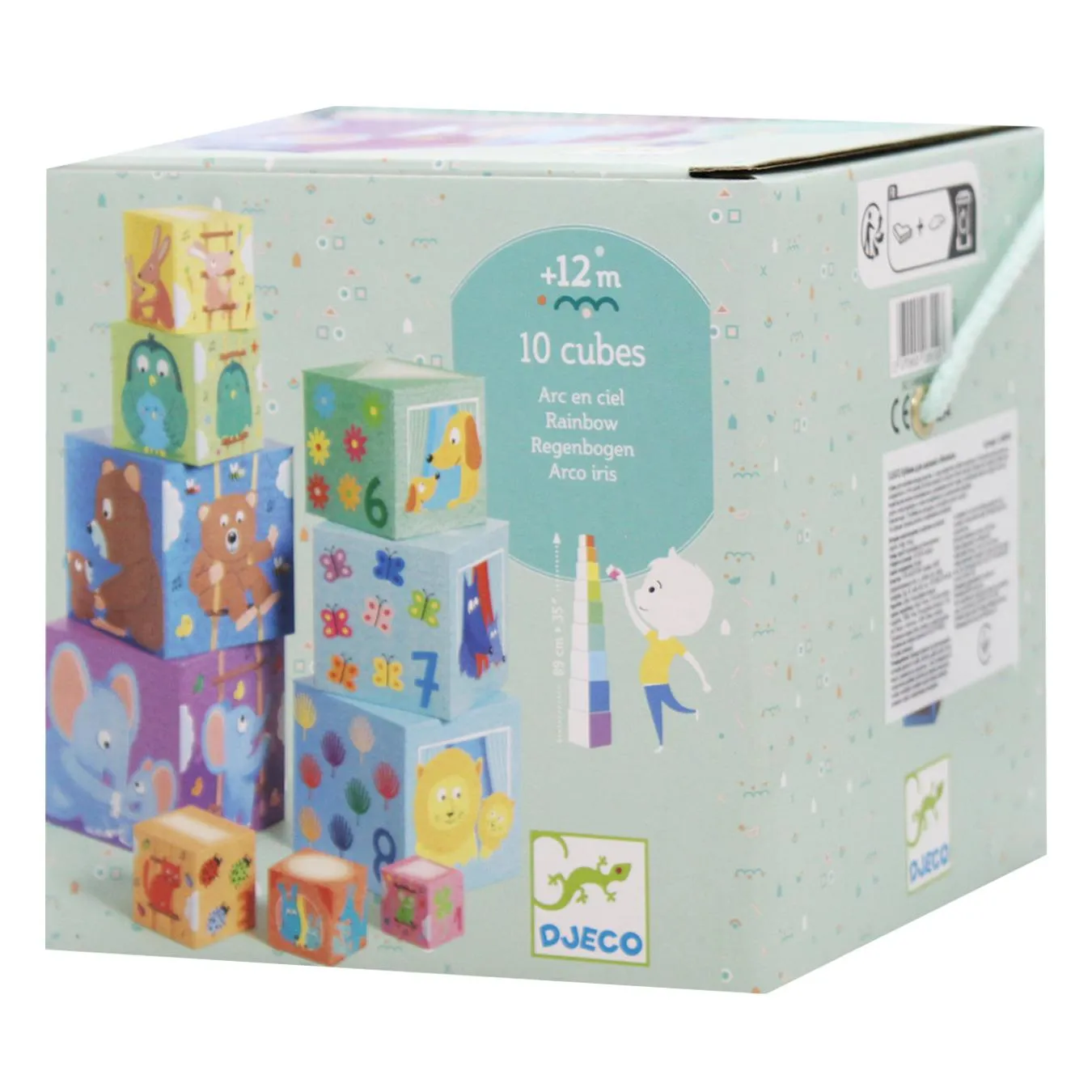 Іграшка Djeco Кубики Веселка для малюків - Фото 1