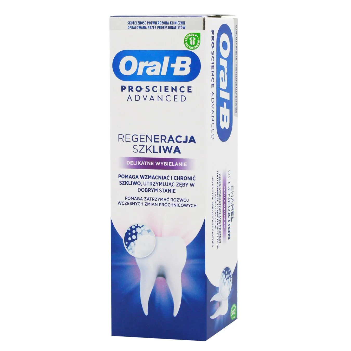 Зубна паста Oral-B Pro-Science Відновлення емалі Делікатне відбілювання 75мл - Фото 1