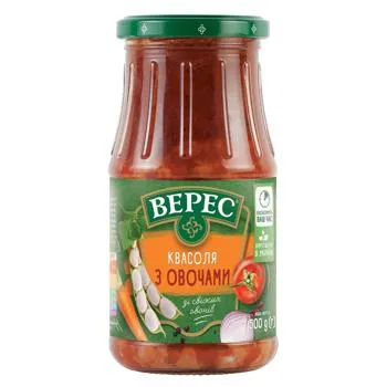 Квасоля Верес з овочами 500г - Photo 1
