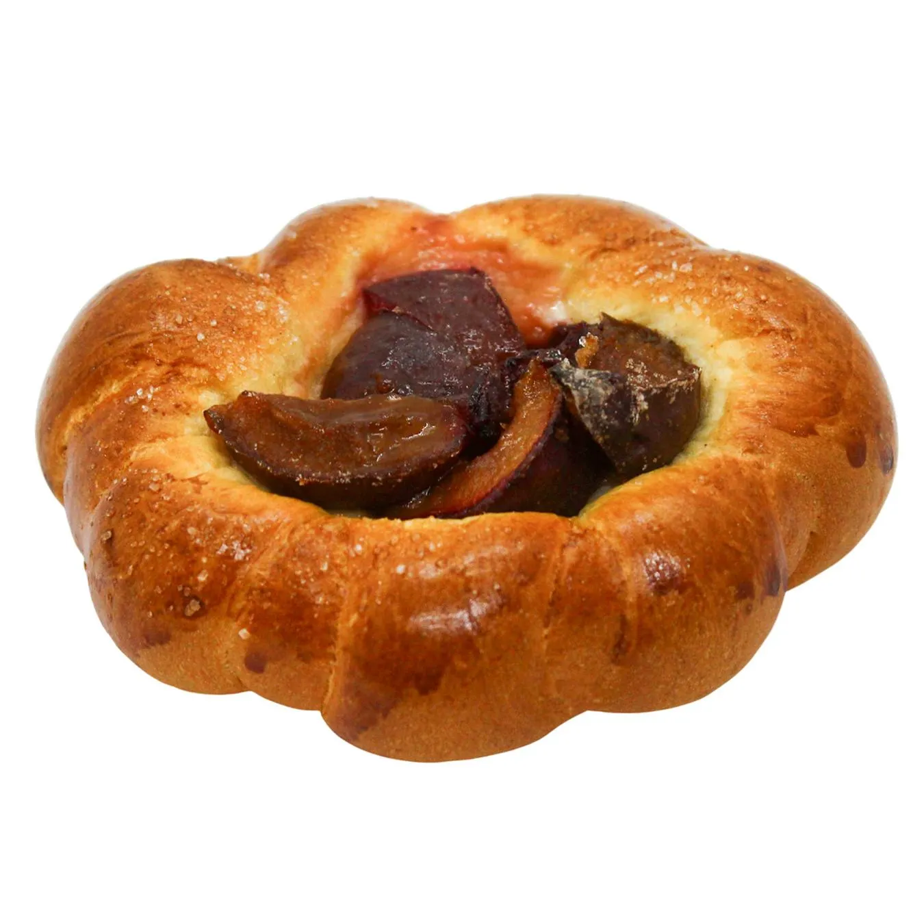 Булочка зі сливою 100г - Фото 1