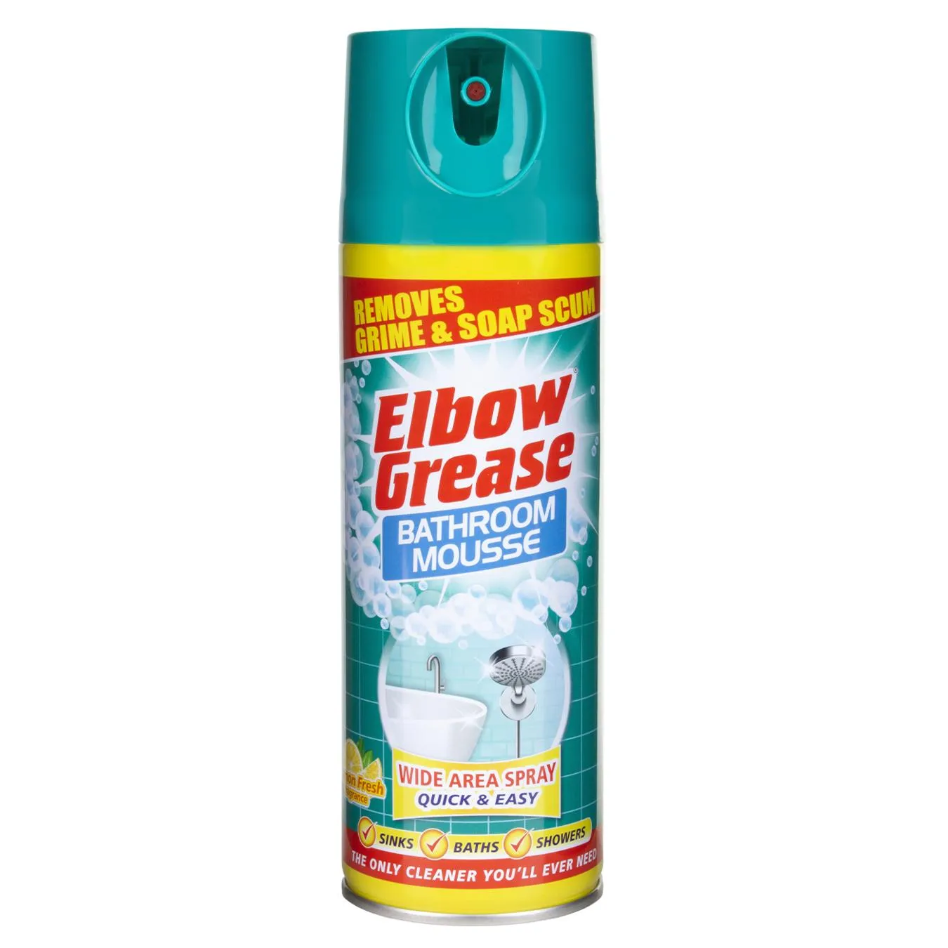 Засіб чистячий Elbow Grease Лимон для ванної 400мл - Фото 1