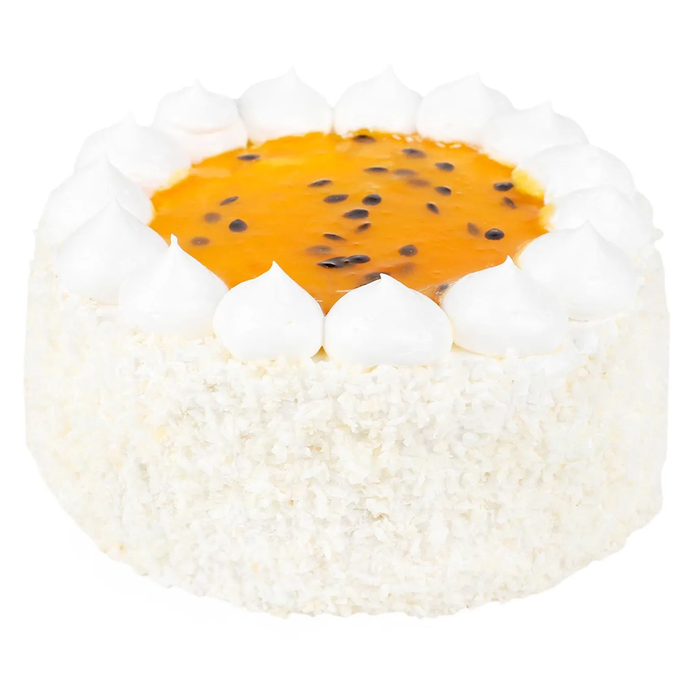 Торт Кокосовий з маракуйєю 13см - Фото 1