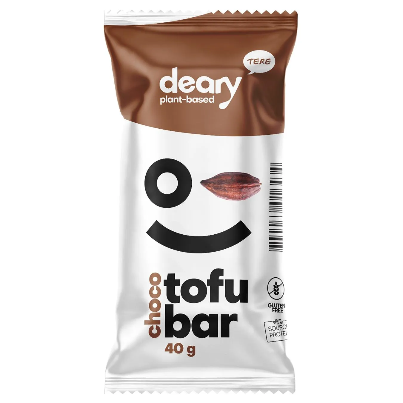 Батончик глазурований з тофу Deary шоколад 40г - Фото 1
