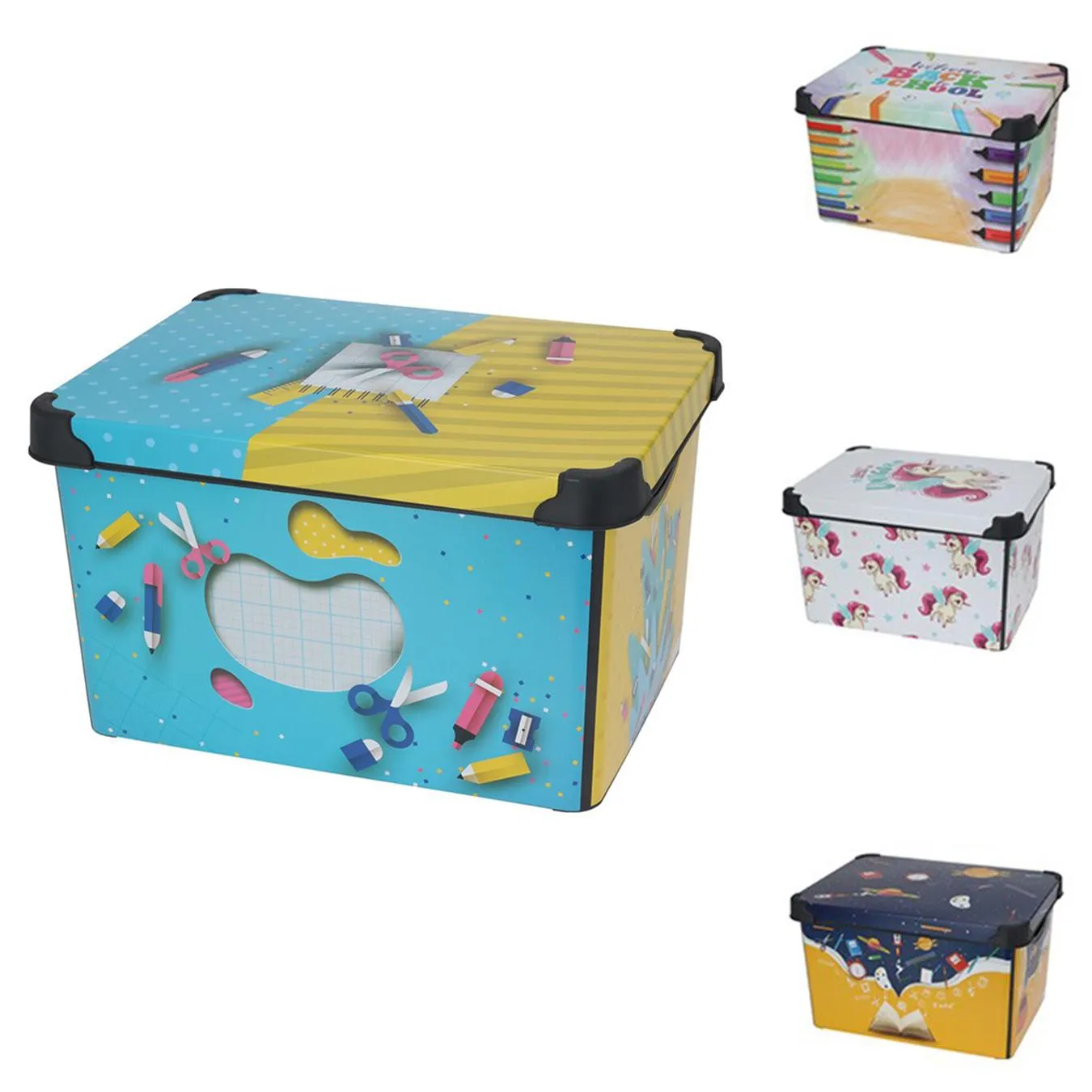 Контейнер для зберігання Koopman з кришкою 22л - Фото 1