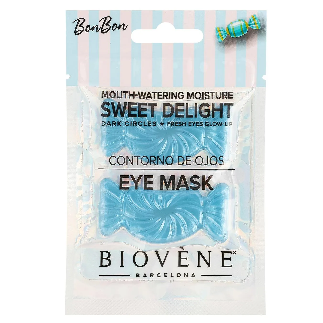 Патчі під очі Biovene Sweet Delight для інтенсивного зволоження 8г - Фото 1